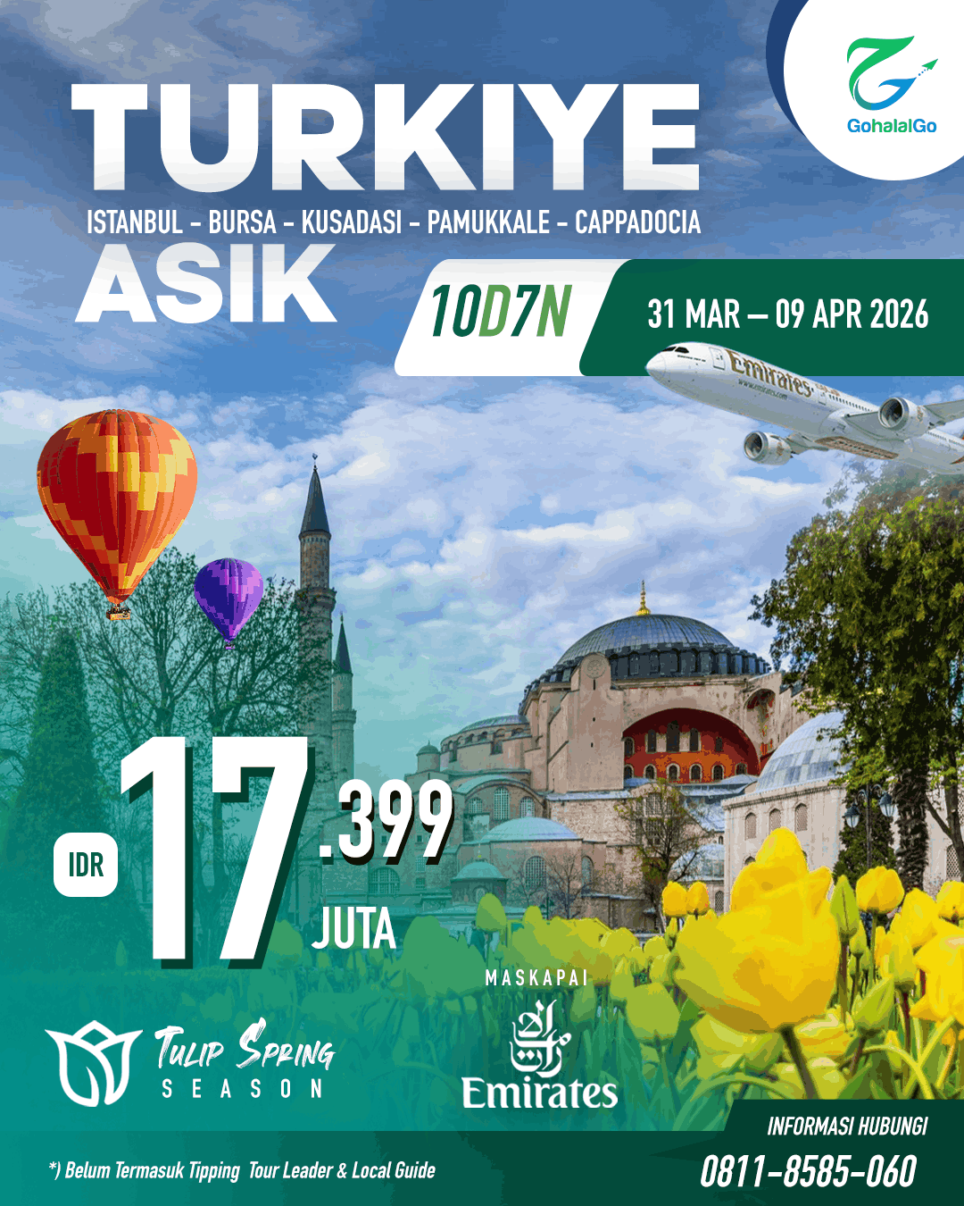 Menjelajah Pesona Turki: Dari Istanbul hingga Cappadocia, Surga Wisata Saat Musim Semi